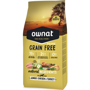 OWNAT GF PRIME JUNIOR CHICKEN&TURKEY (DOG) 12 KG