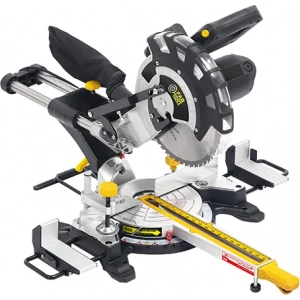 Scie à onglet radiale Diamètre 254mm multi-matériaux (2 vitesses) 2000W, visée laser